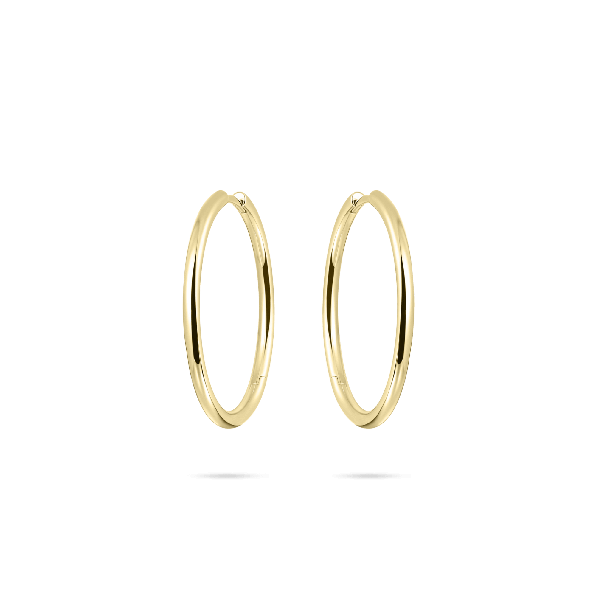 Tube Statement Hoop Earrings Gisser Jewels-1
