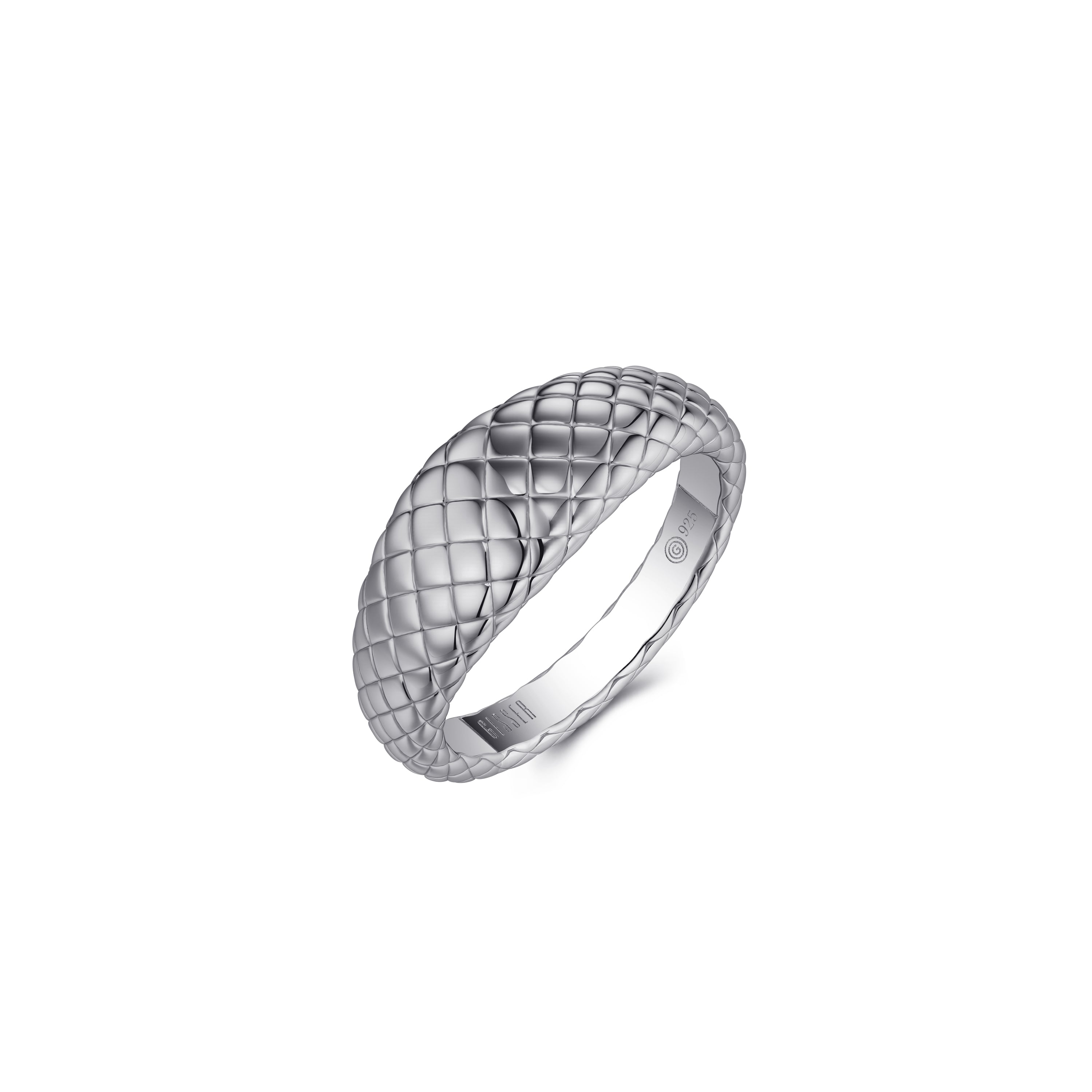 Bold Dome Snake Ring