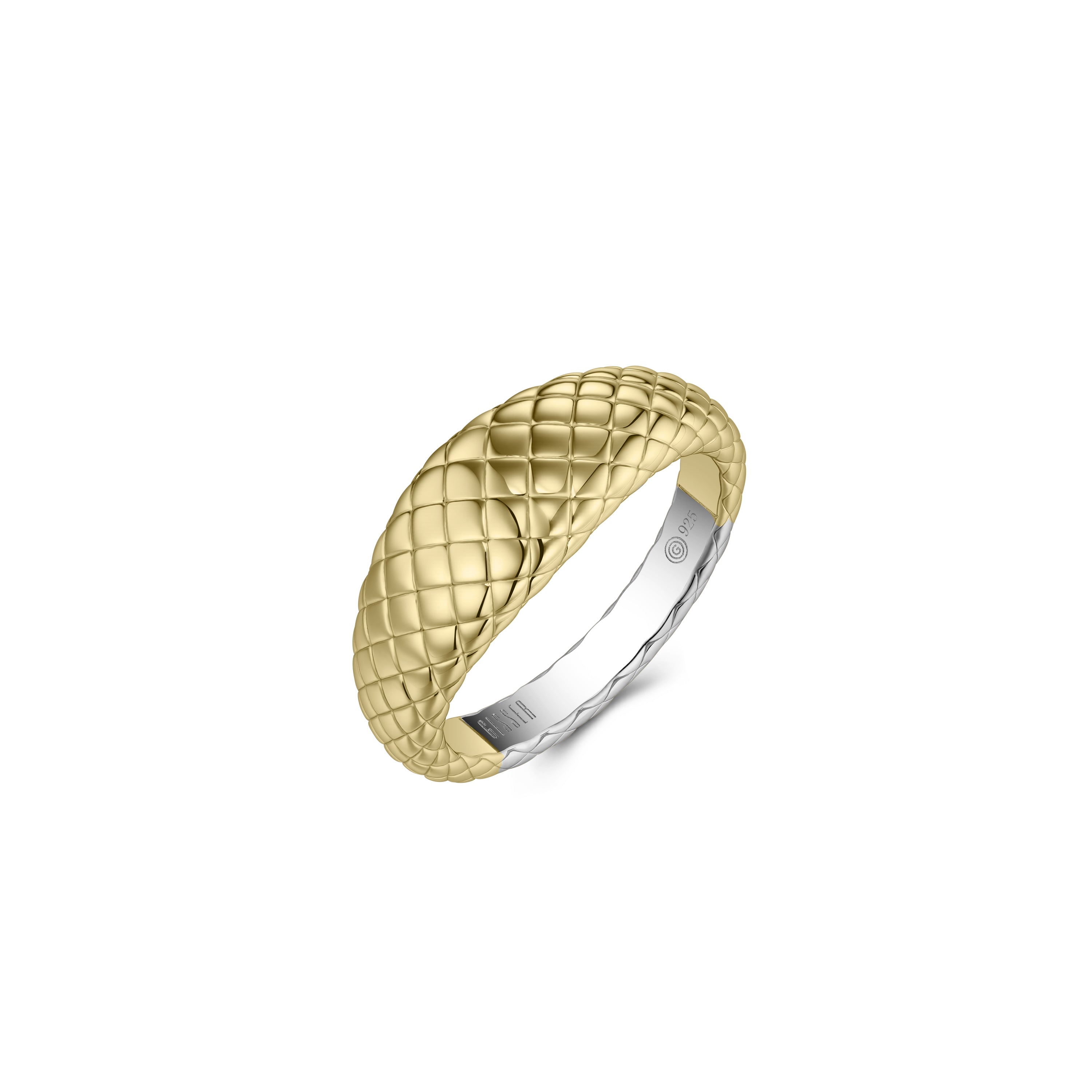 Bold Dome Snake Ring