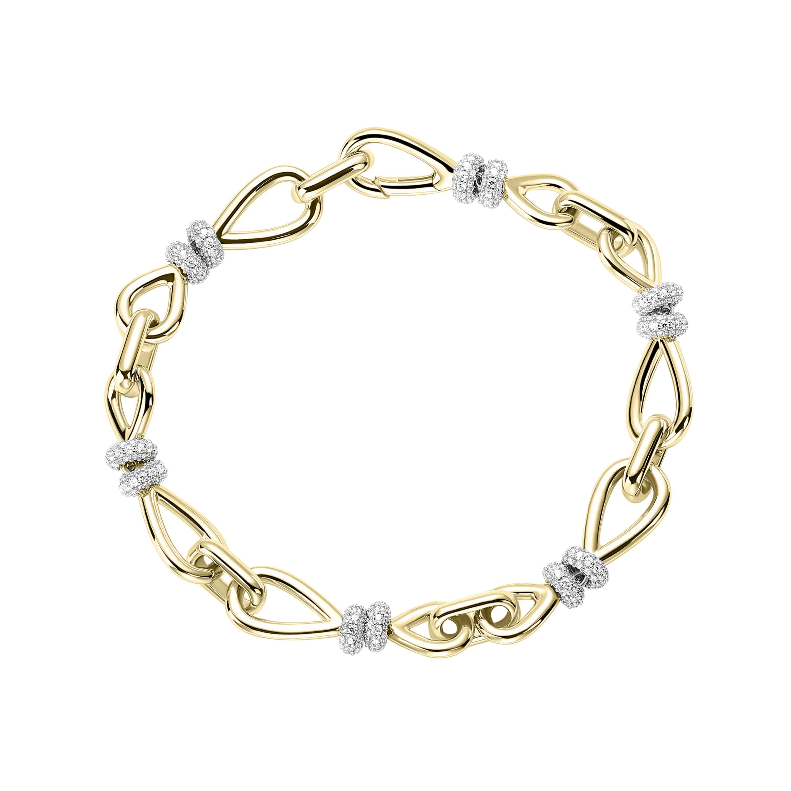 Bold Bands Bracelet Gold Plated New_1