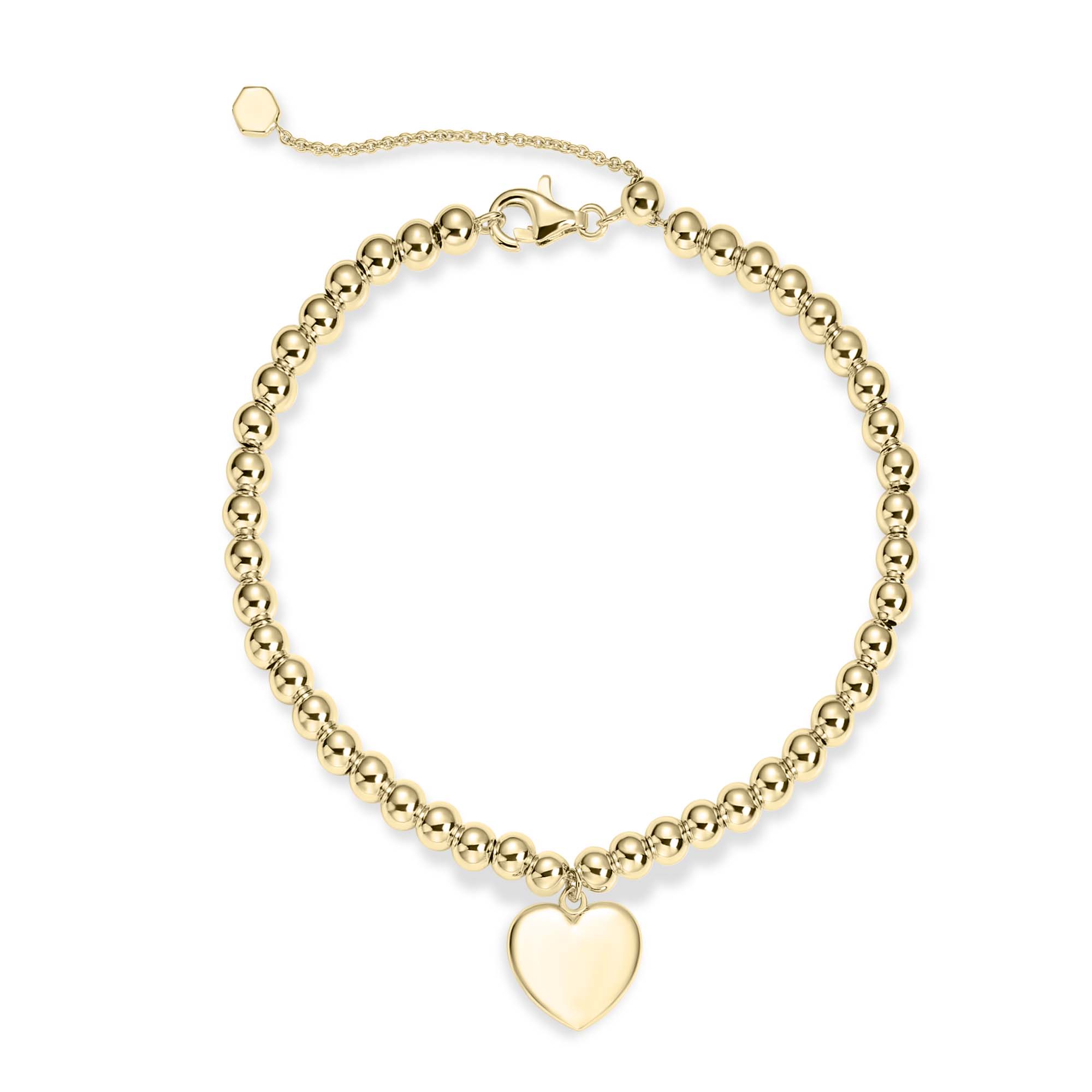 Beaded Heart Bracelet