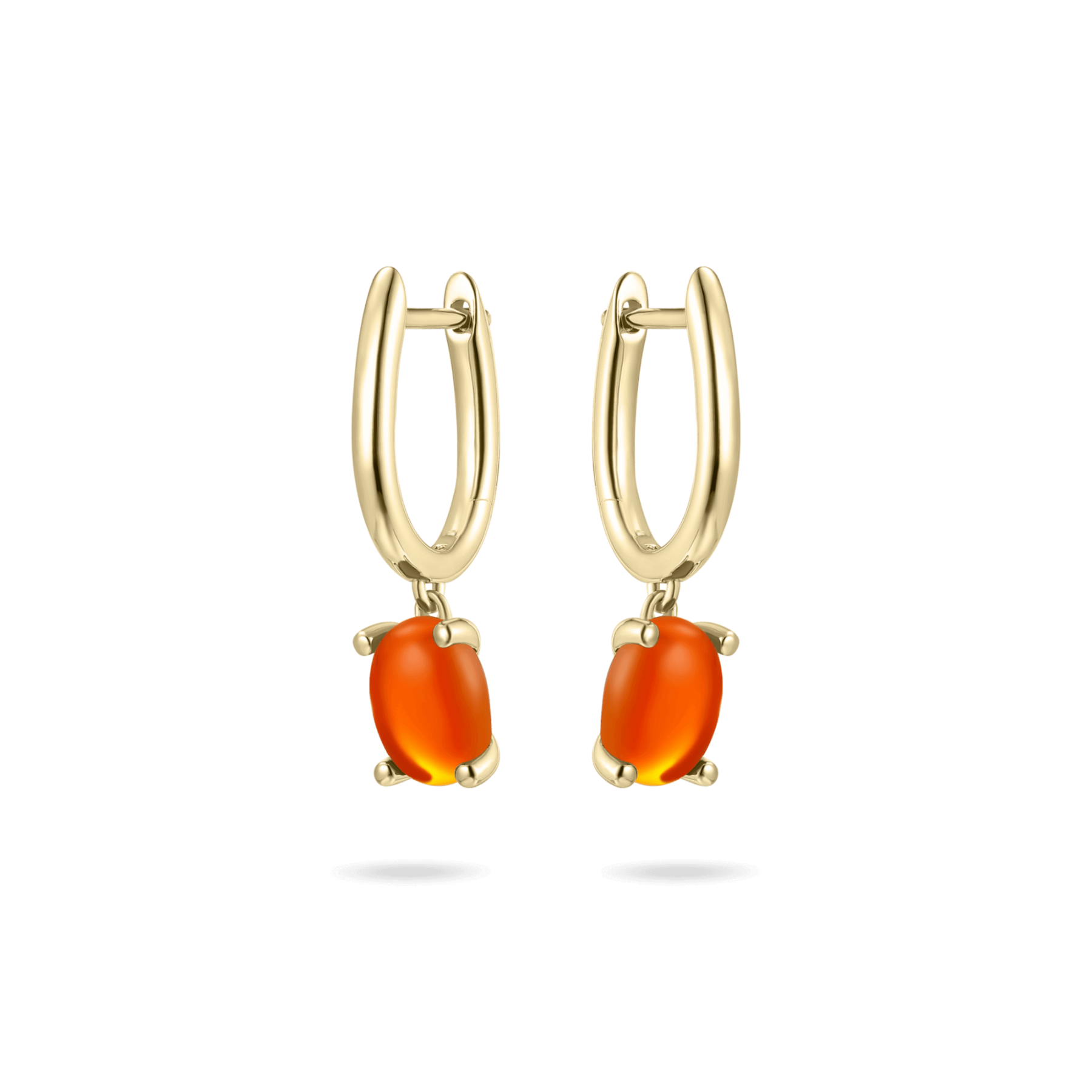 Dashing Details Charm Hoop Earrings Silver