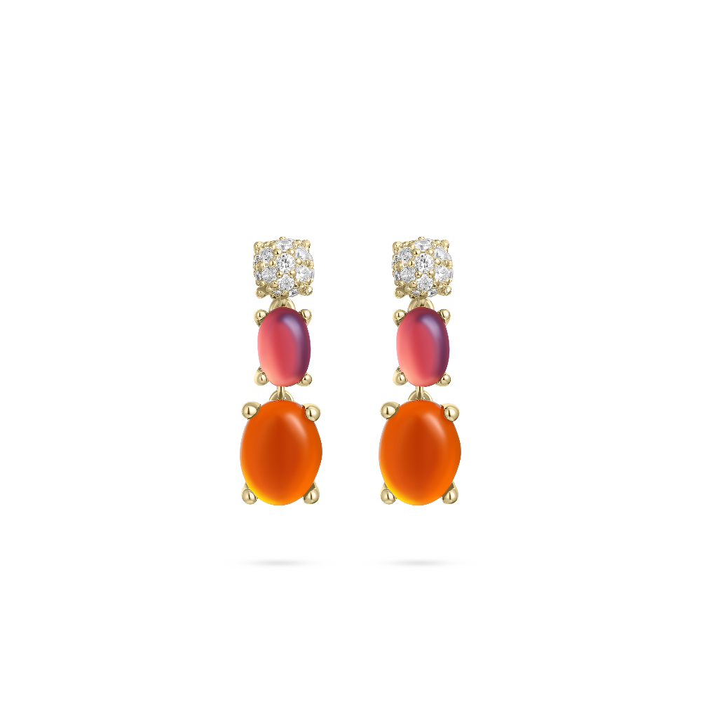 Oranje Ear Studs