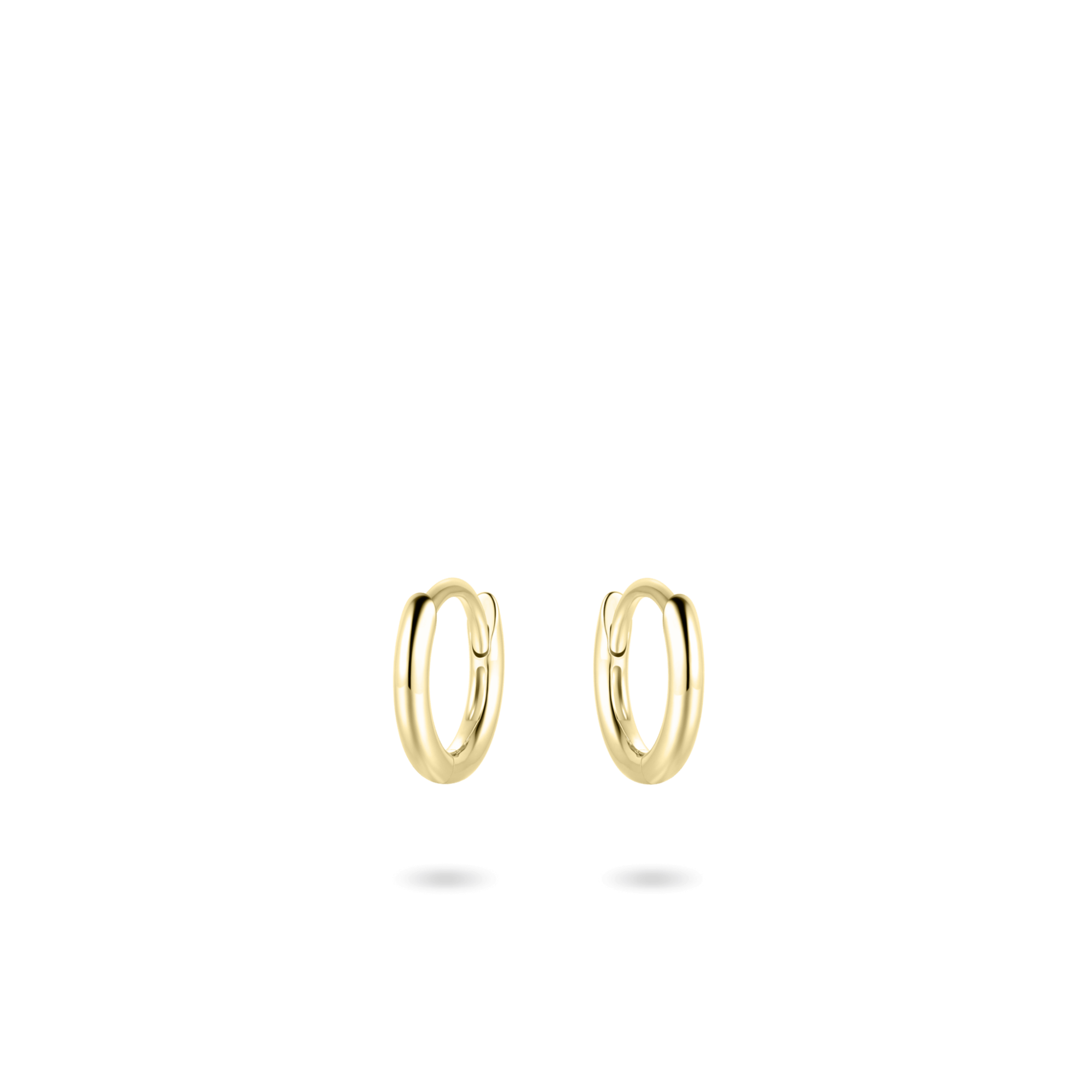 Extra Mini Polished Hoop Earrings Gisser Jewels-1