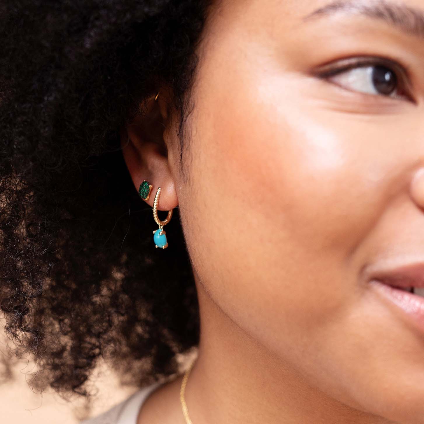 Dashing Details Turquoise Earrings Gisser Jewels