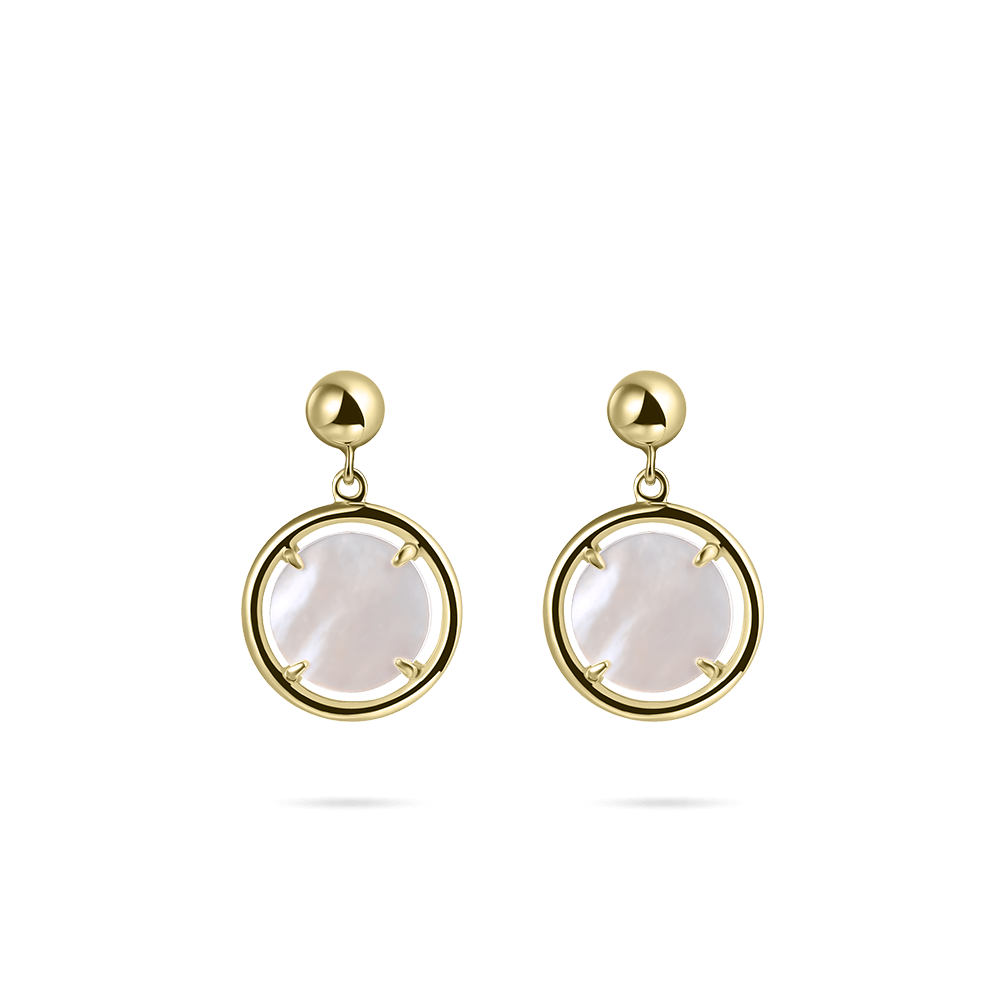 Icon Coin Ear Studs Gisser Jewels-1