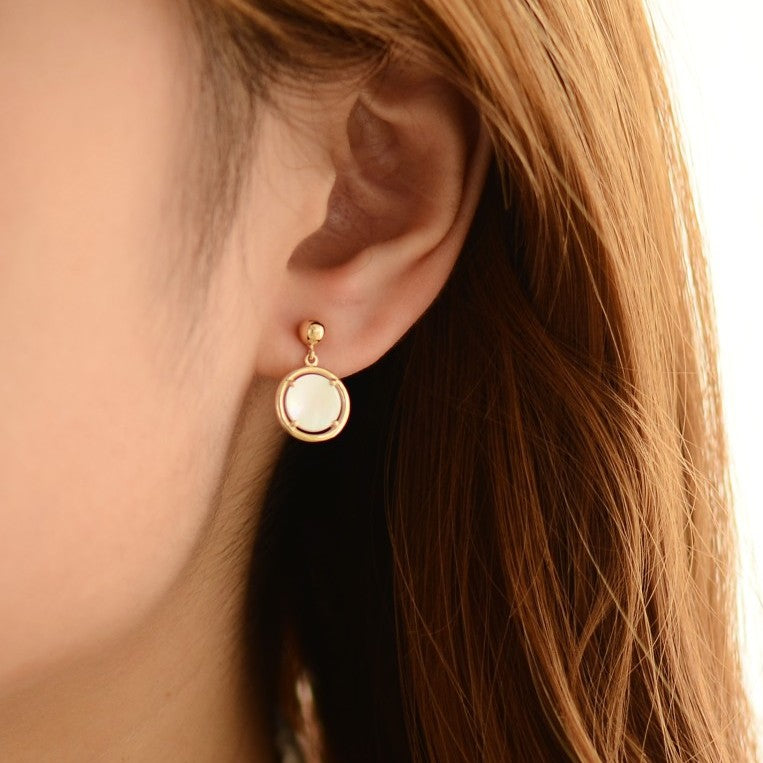 Icon Coin Ear Studs Gisser Jewels-2