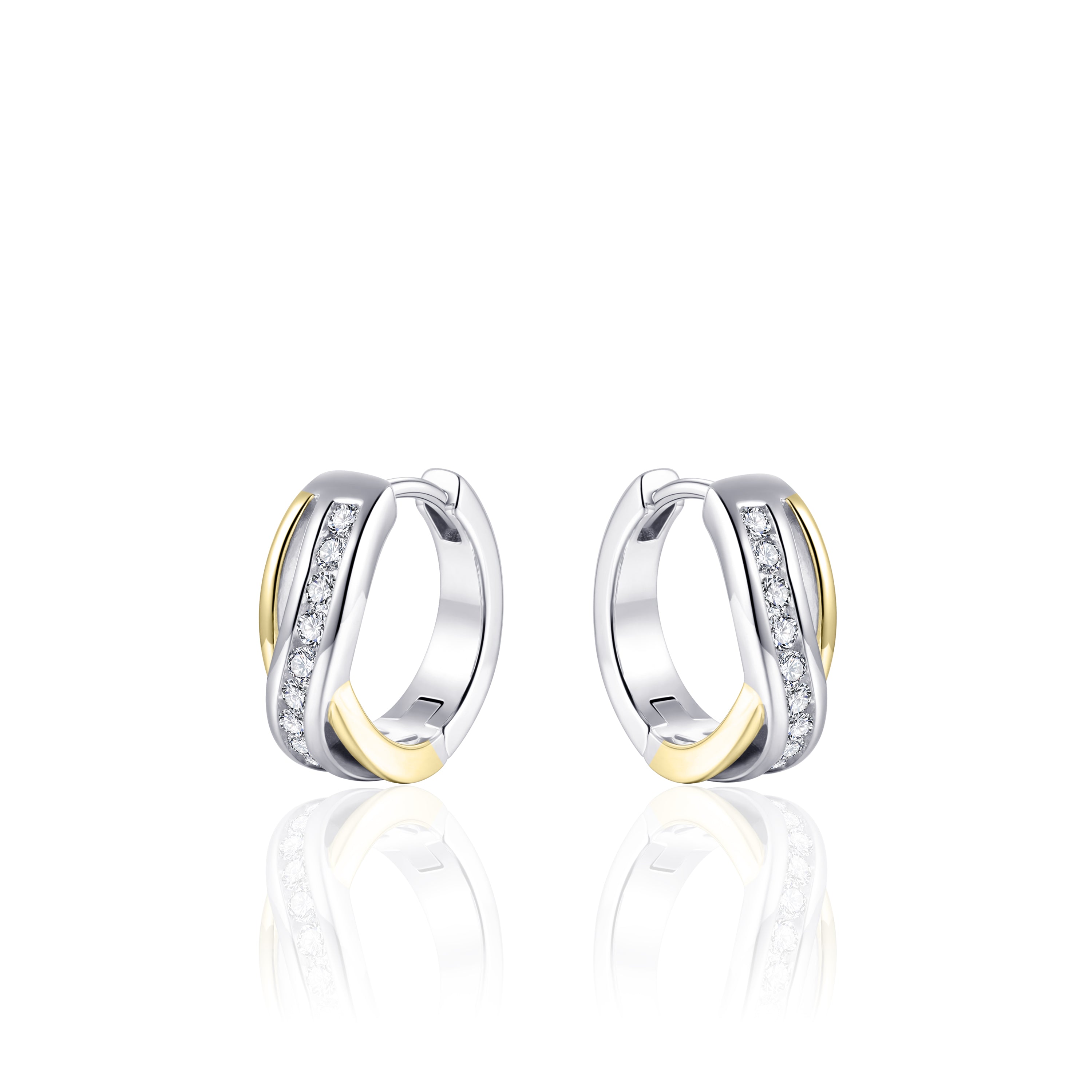 Gold Plated Icon Hoops Gisser Jewels-1