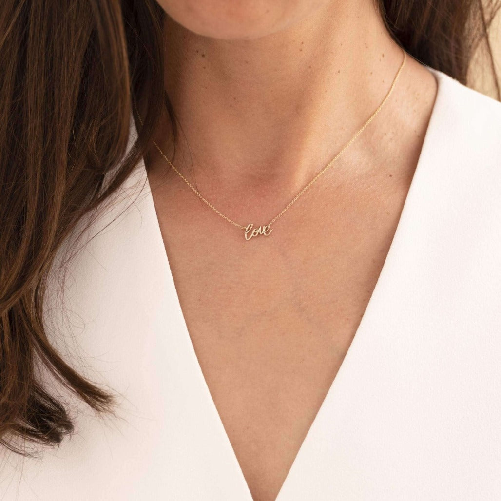 Love Necklace | 14k Gold | Gisser Jewels