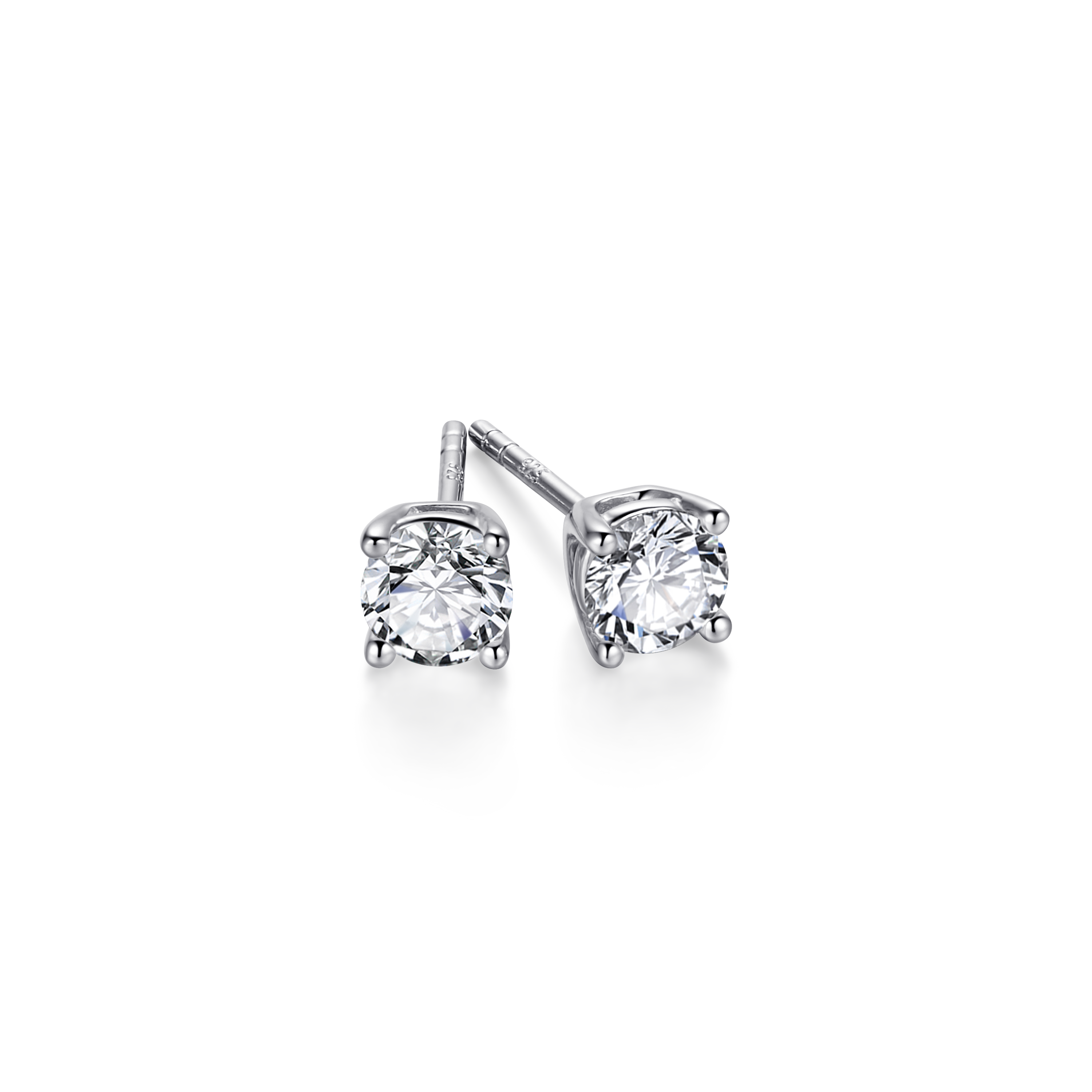 Solitaire Ear Studs