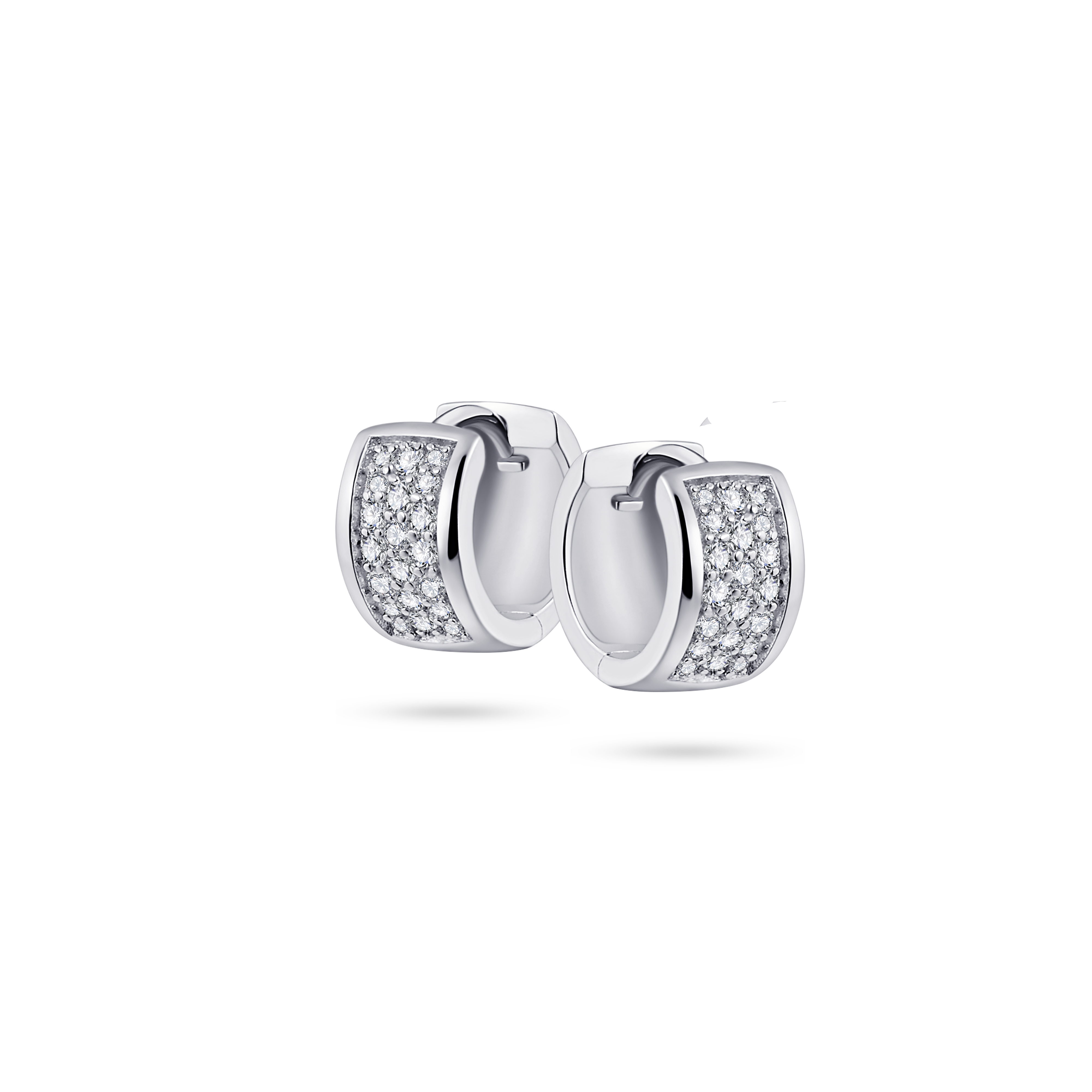 Mini Statement Hoops silver Gisser Jewels