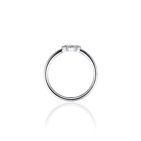Mother of Pearl Silver Ring Gisser Jewels-4