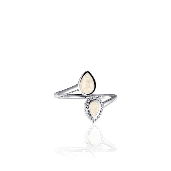 Mother of Pearl Statement Ring Gisser Jewels-2
