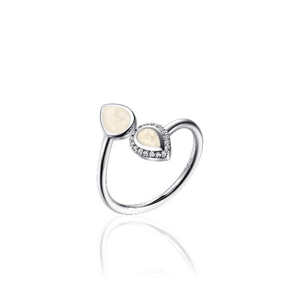 Mother of Pearl Statement Ring Gisser Jewels-1