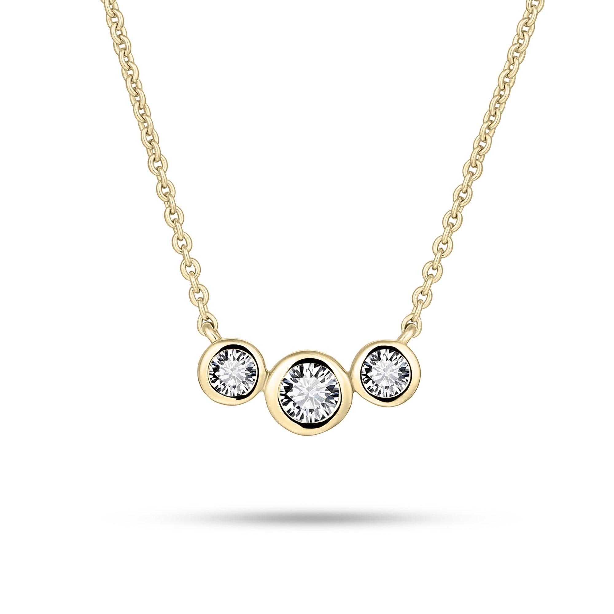 Three Stone Necklace
