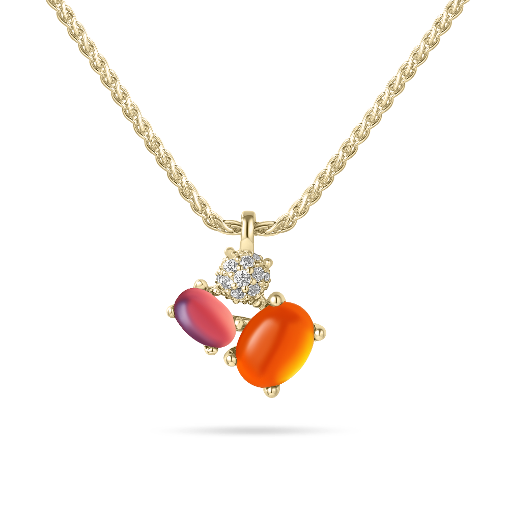 Dashing Details Necklace Silver Gold Plated Gisser Jewels