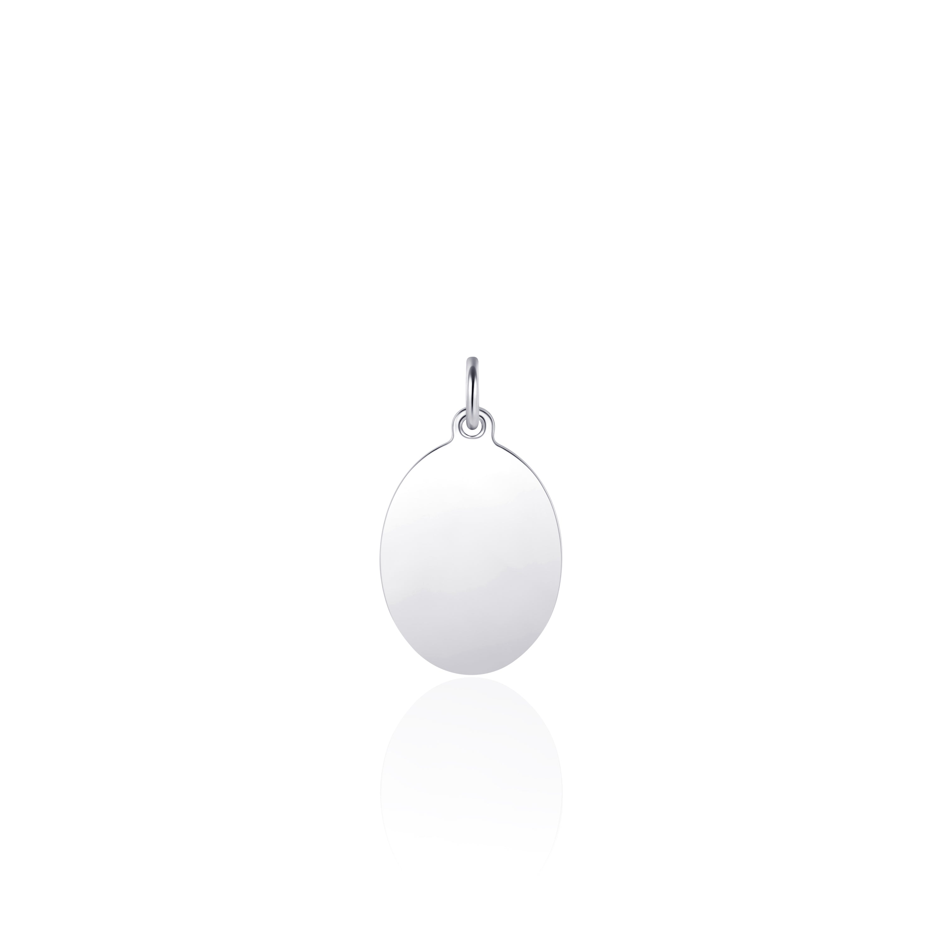 Engravable Mini Oval Pendant