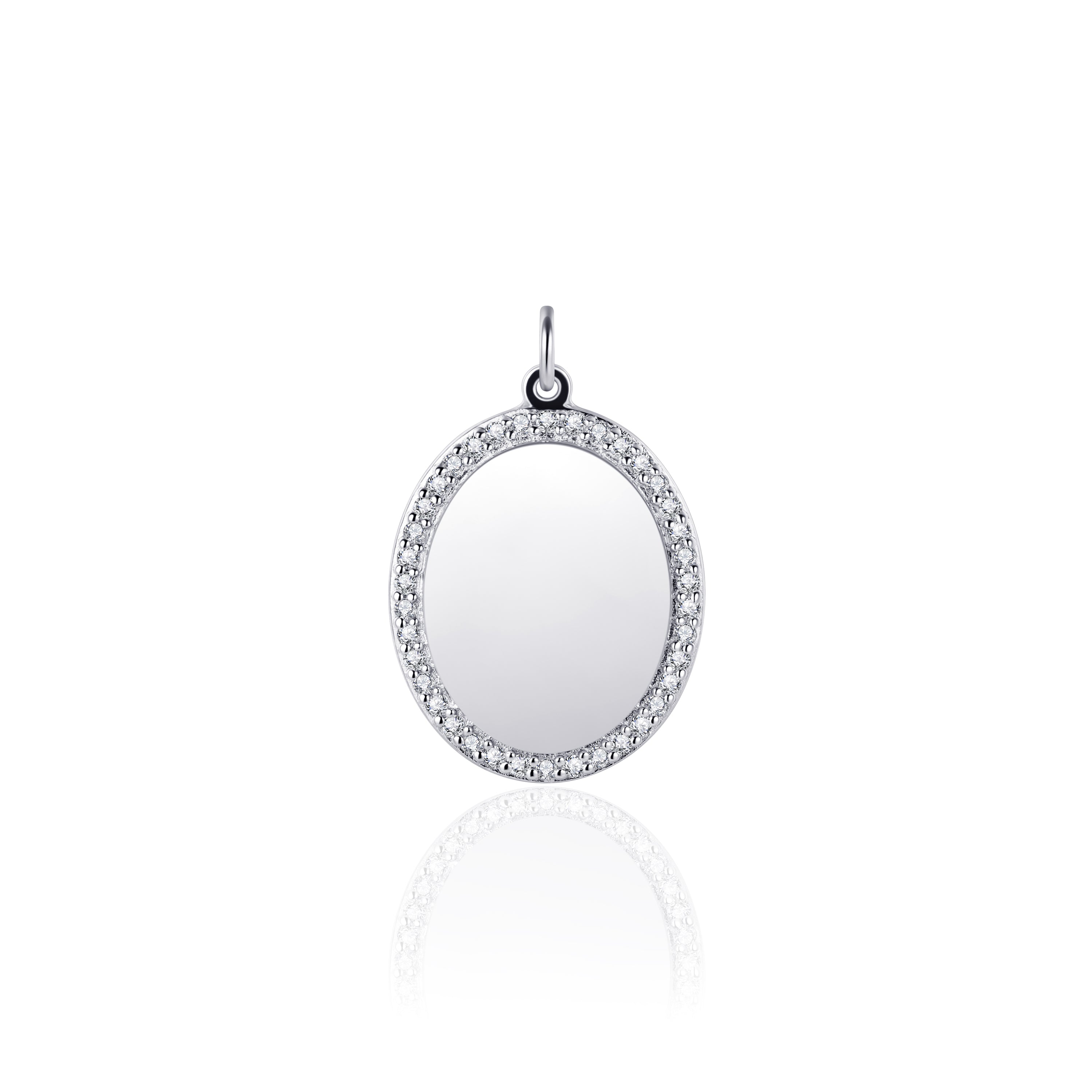 Engravable Oval Pendant