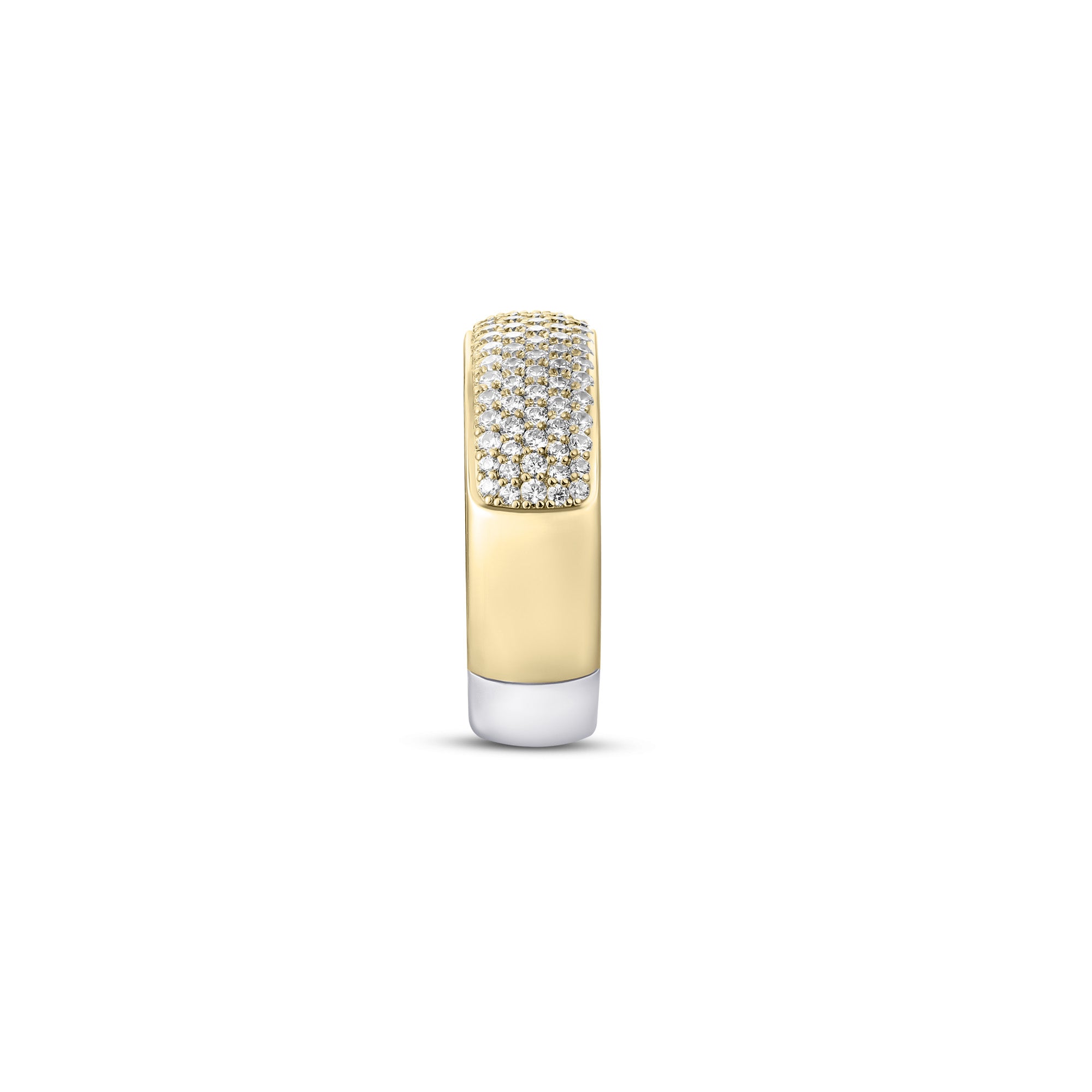 Gold Plated Pave Ring Gisser Jewels-3