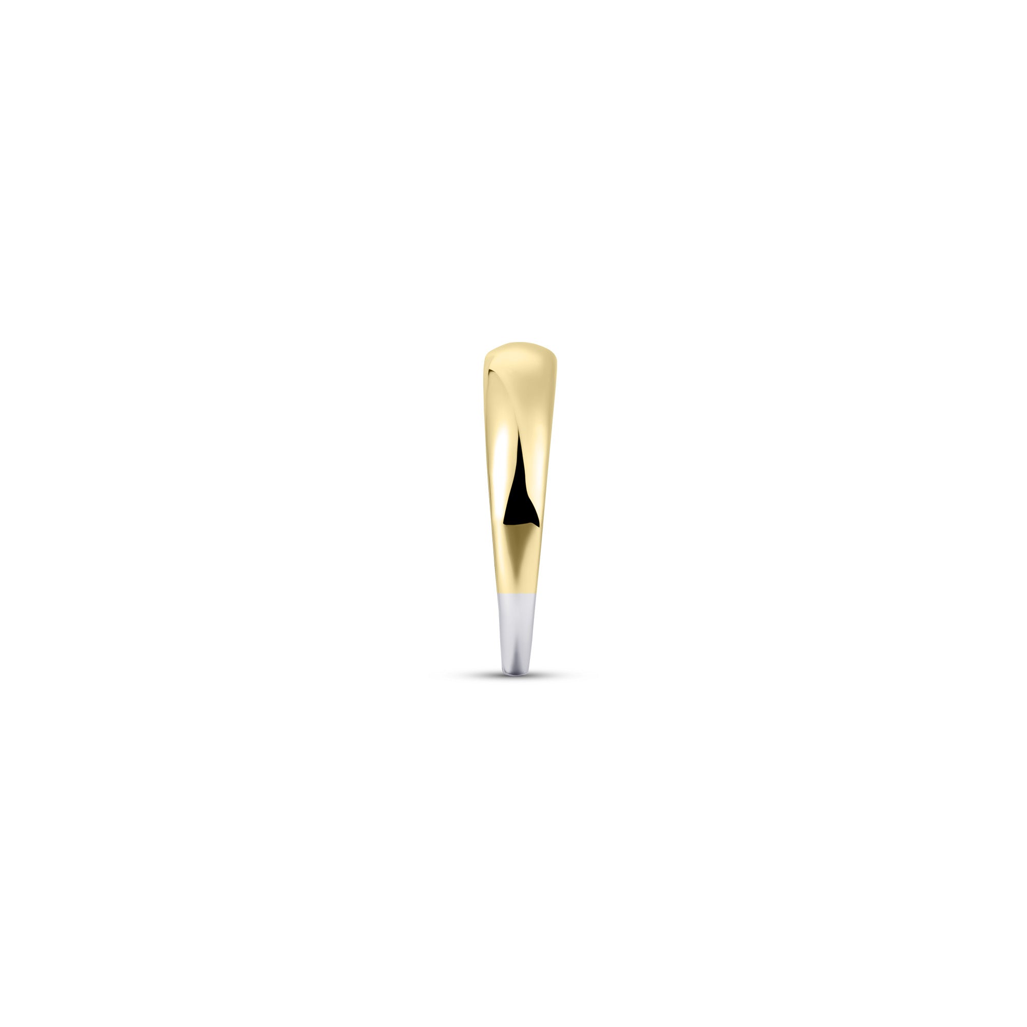 Stackable Polished Gold Plated Ring Gisser Jewels-3