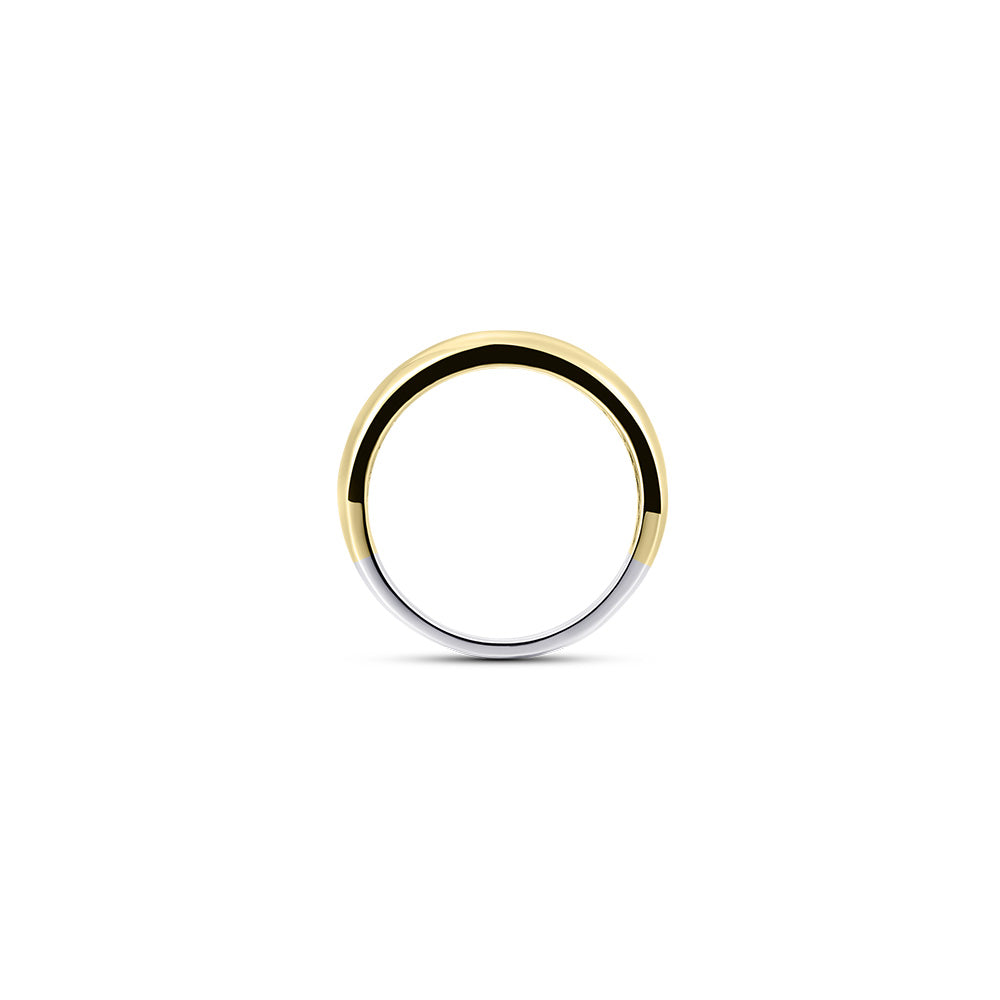 Stackable Polished Gold Plated Ring Gisser Jewels-4