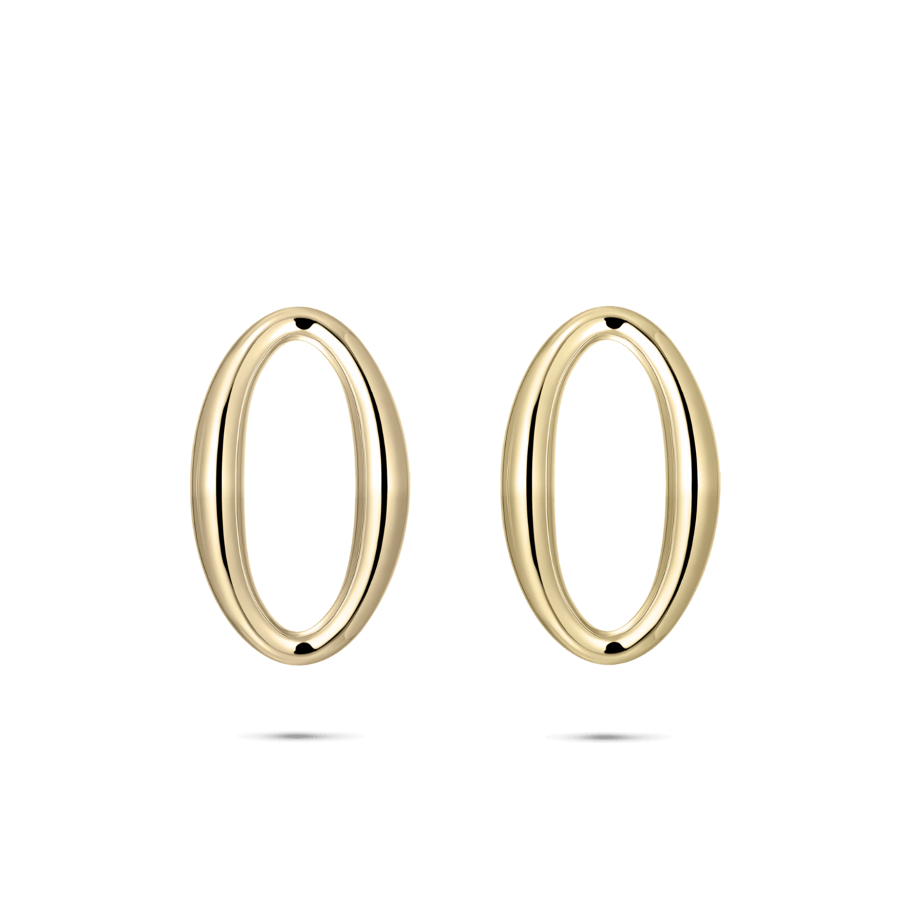 Shimmering Oval Ear Charms Gisser Jewels-1