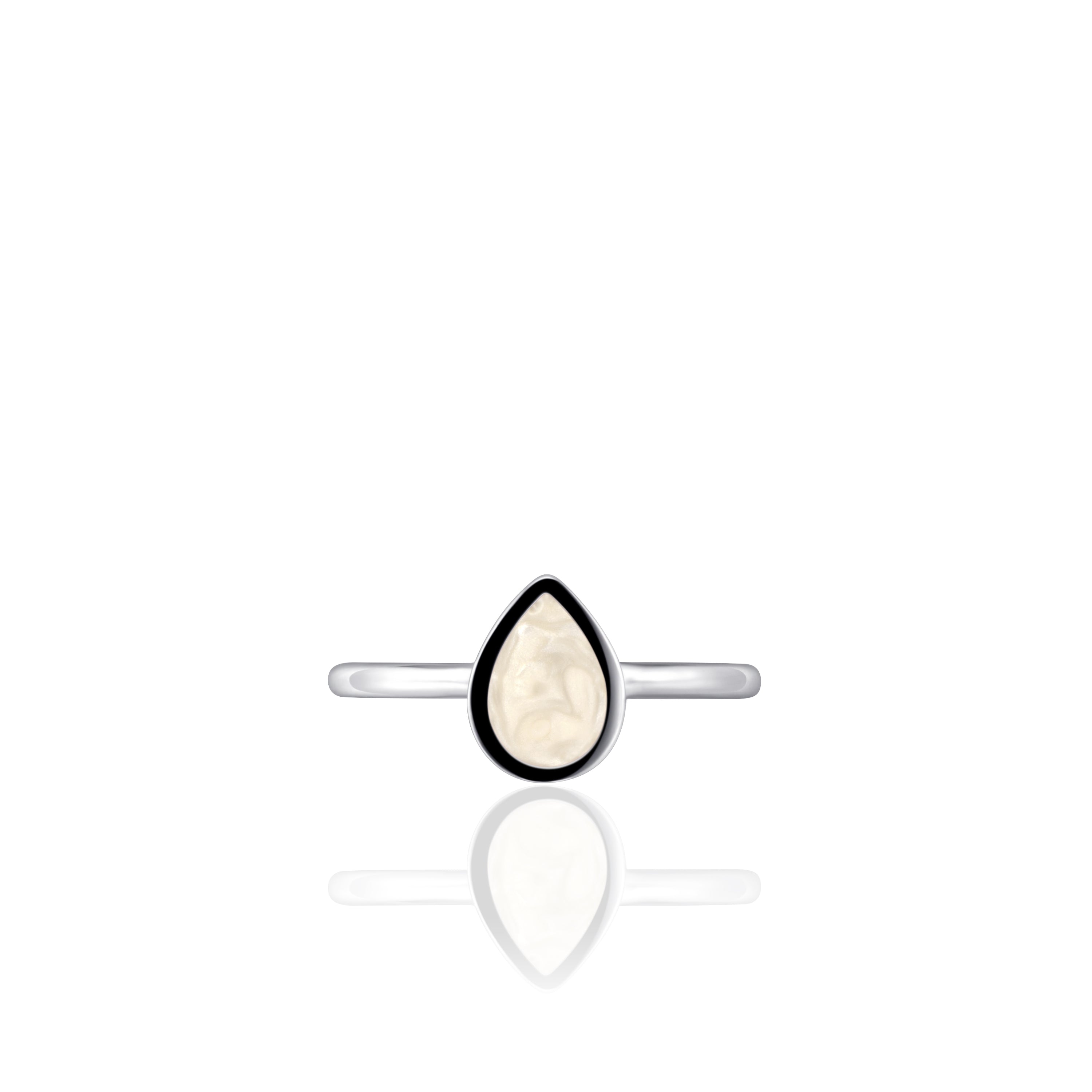 Silver Mother of Pearl Ring Gisser Jewels-2