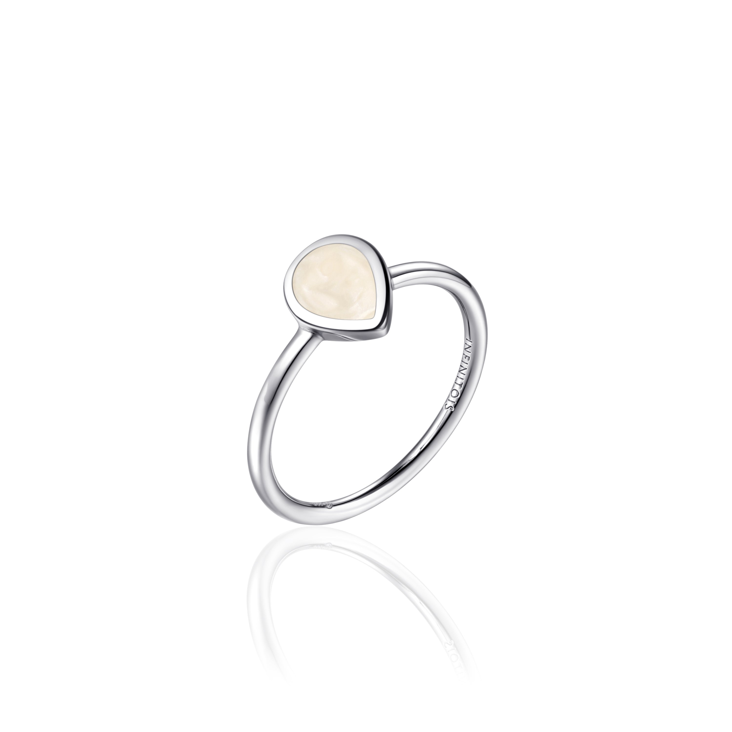 Silver Mother of Pearl Ring Gisser Jewels-1