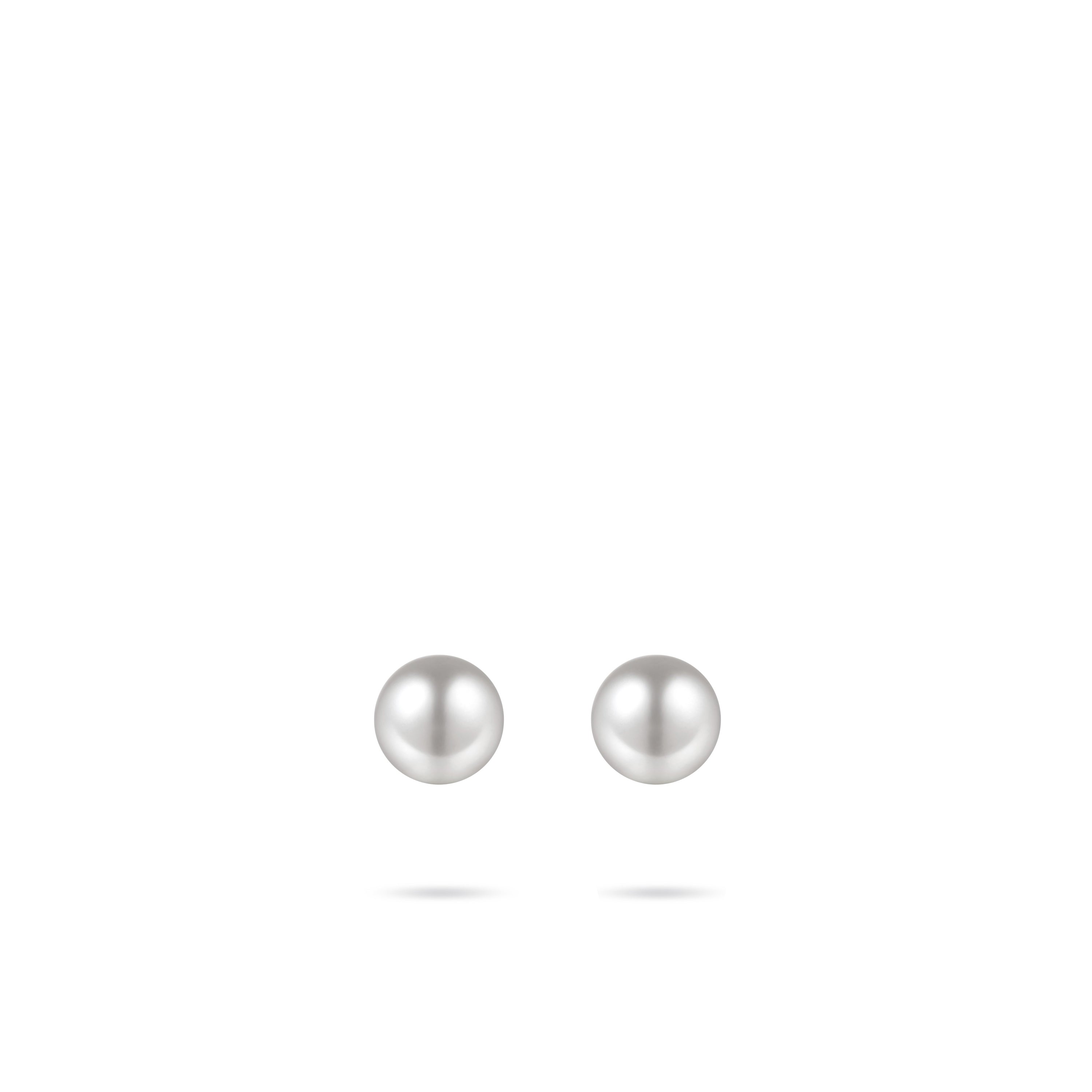 Pearl Ear Studs 14k Gold