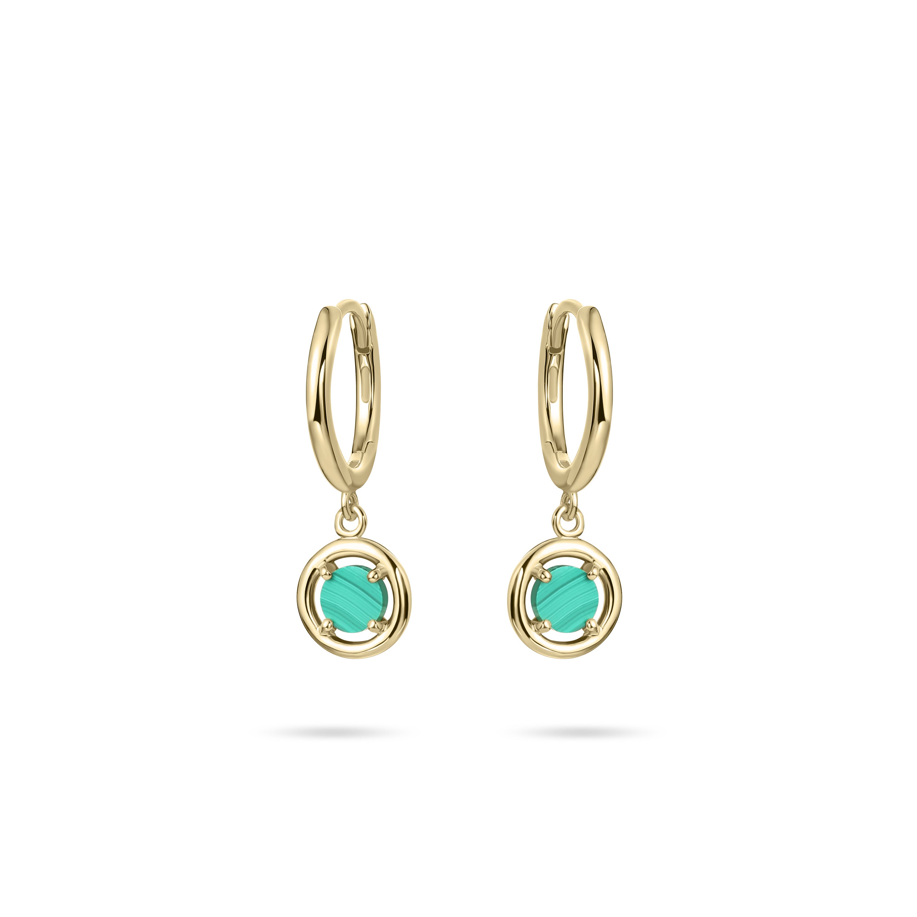 Icon Coin Hoop Earrings