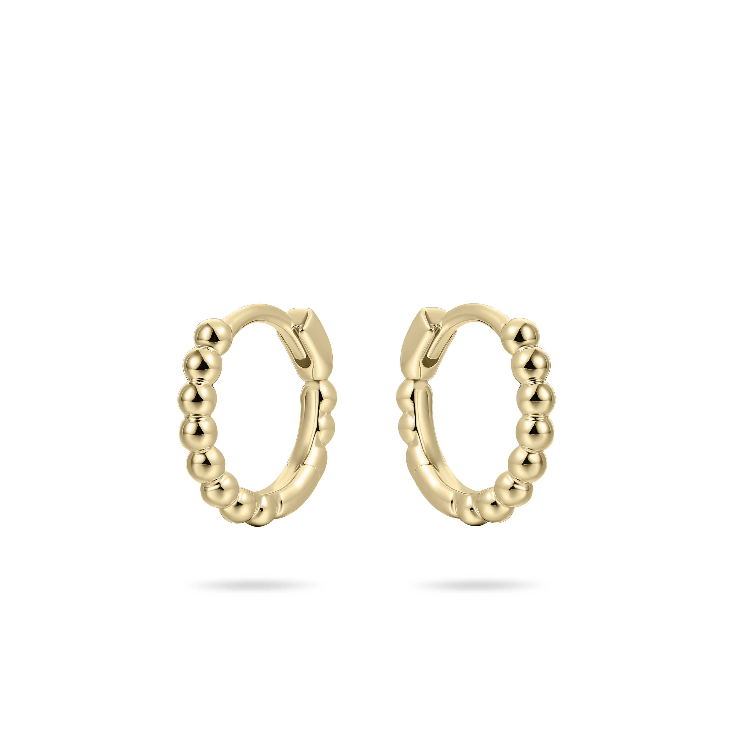 Beaded Small Hoop Earrings