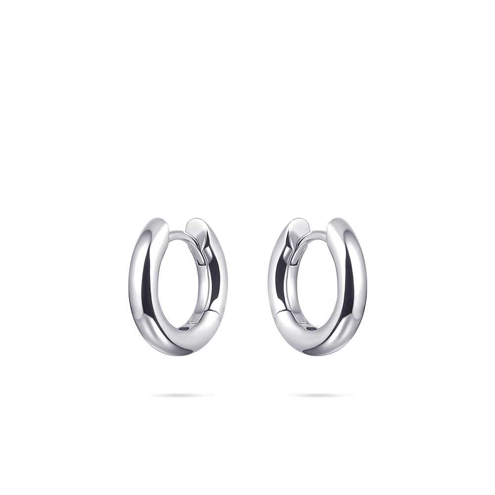 Gisser Jewels Hoop Earrings Silver