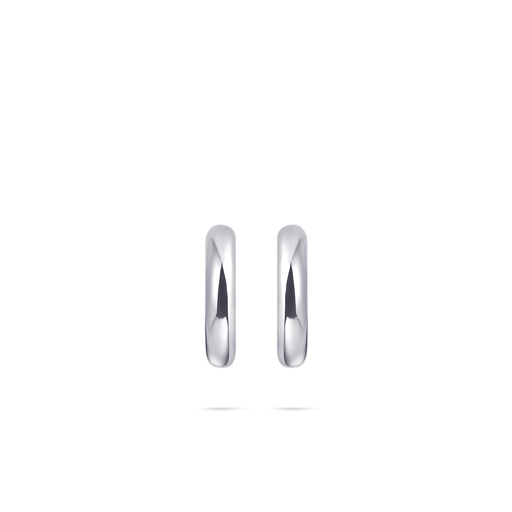 Gisser Jewels Hoop Earrings Silver