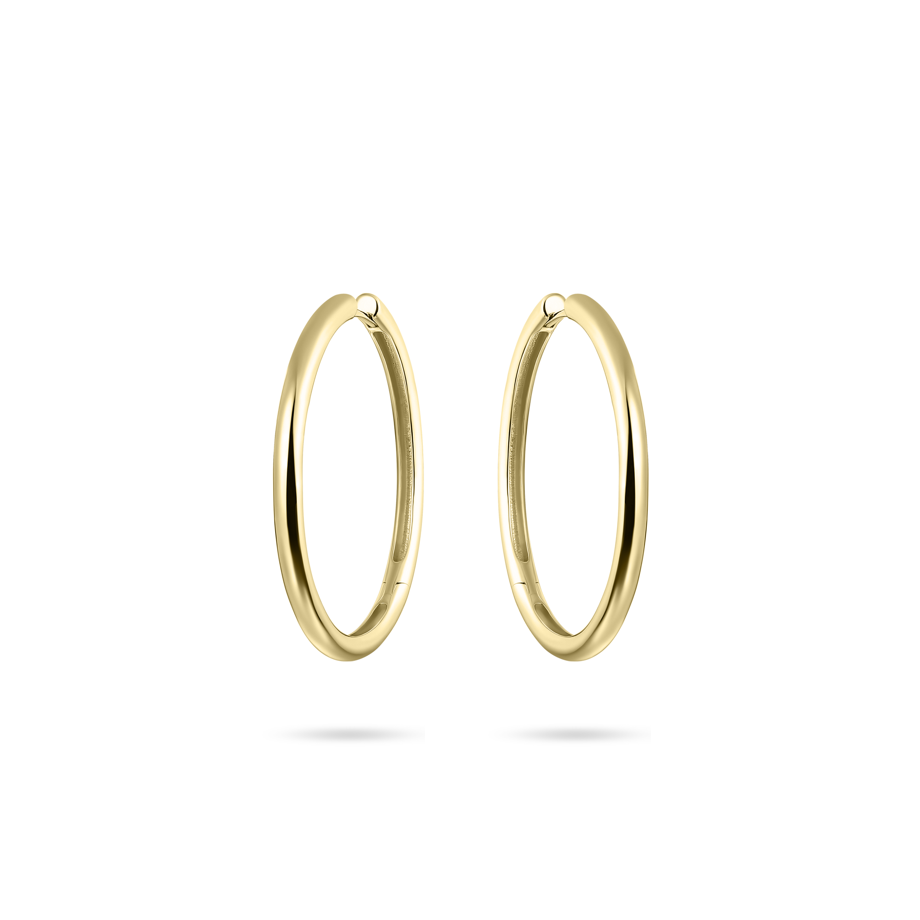 Bold Tube Oversized Hoop Earrings