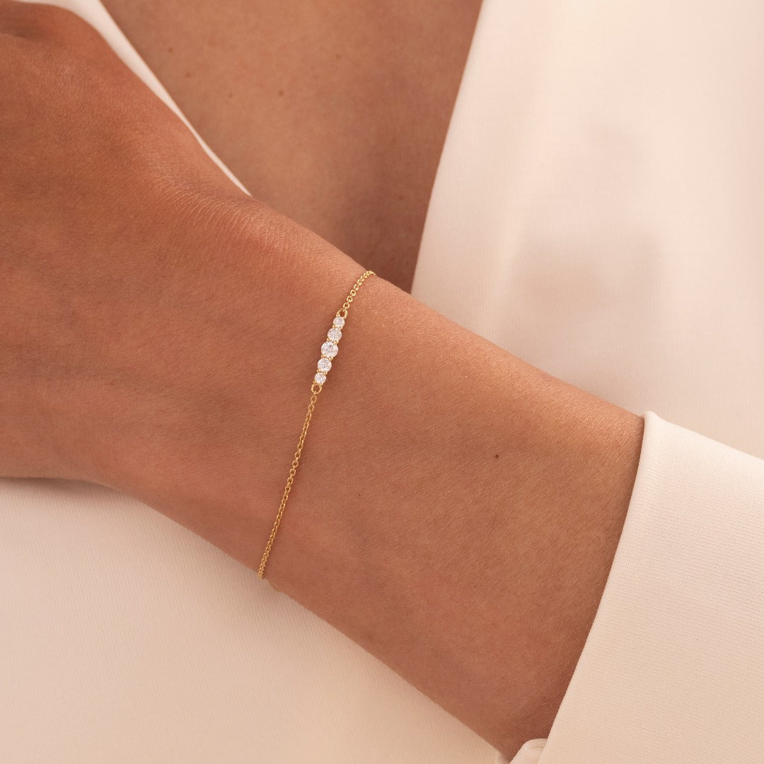 90's Boyband Bracelet | 14k Yellow Gold | Gisser Jewels