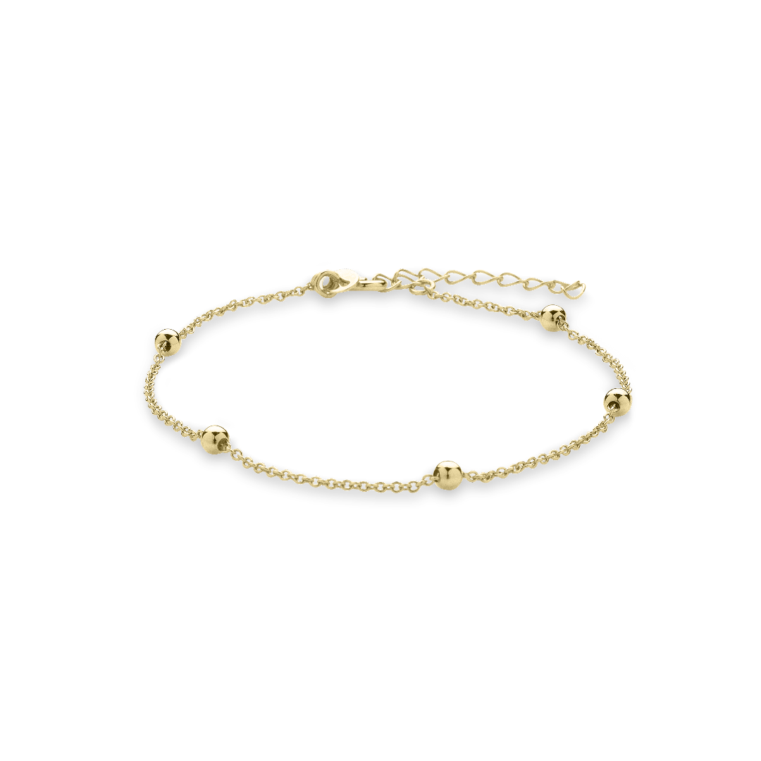 Bead Bracelet | 14k Yellow Gold | Gisser Jewels