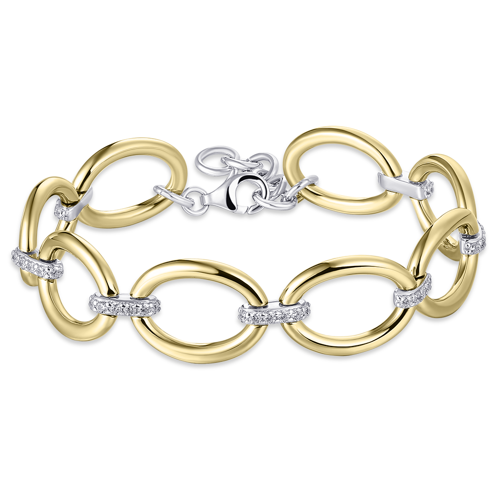Bold Oval Link armband