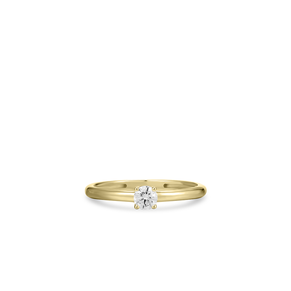 Gisser Jewels Ring Gold with Zirconia Stone