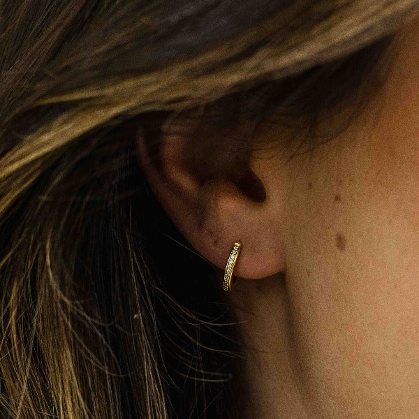 Classic 2mm Hoop Earrings | 12 mm Gisser Jewels | Silver