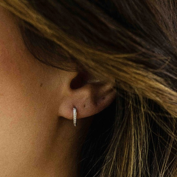Classic 2mm Hoop Earrings | 12 mm | Silver Gisser Jewels