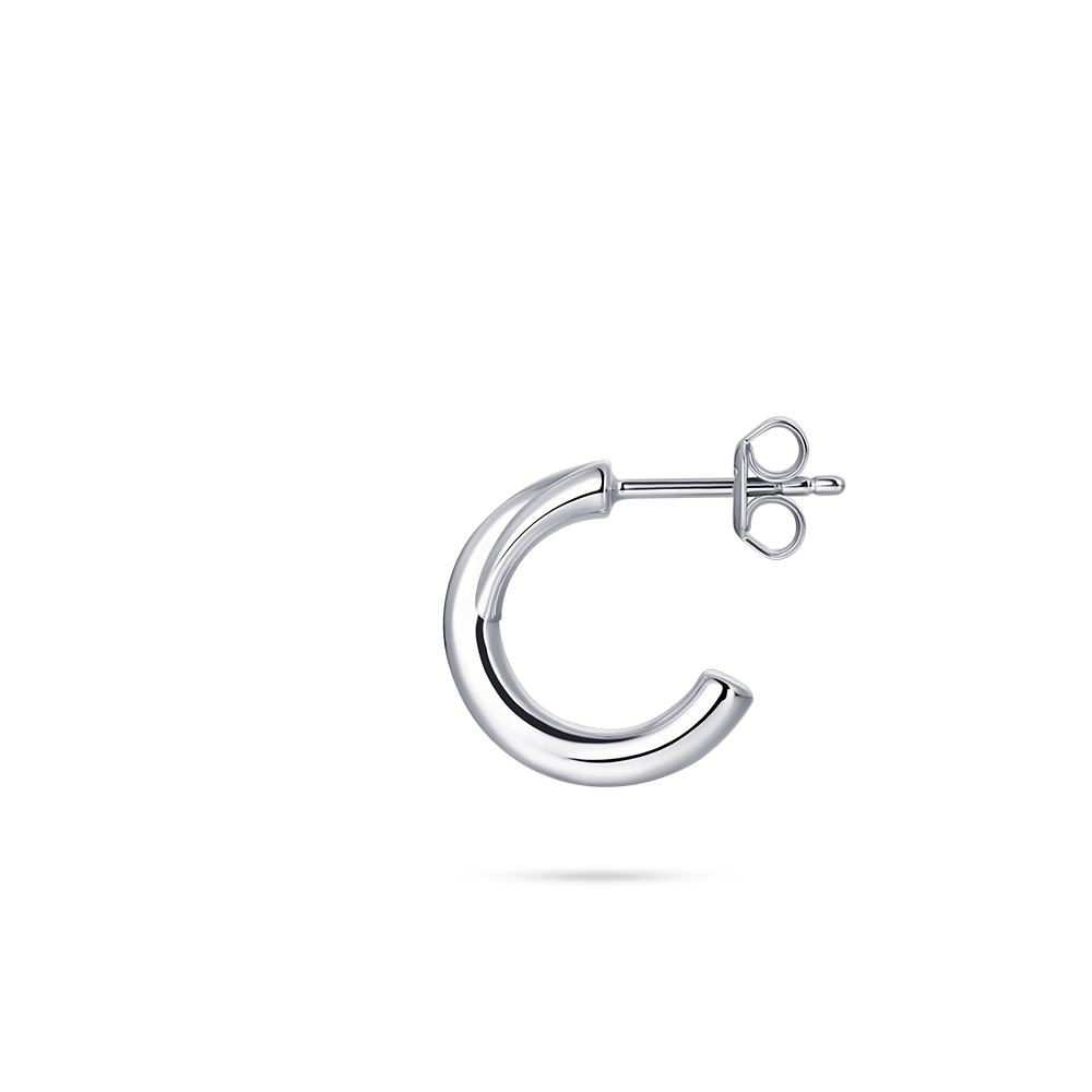 Gisser Jewels Crossover Ear Studs Silver-4