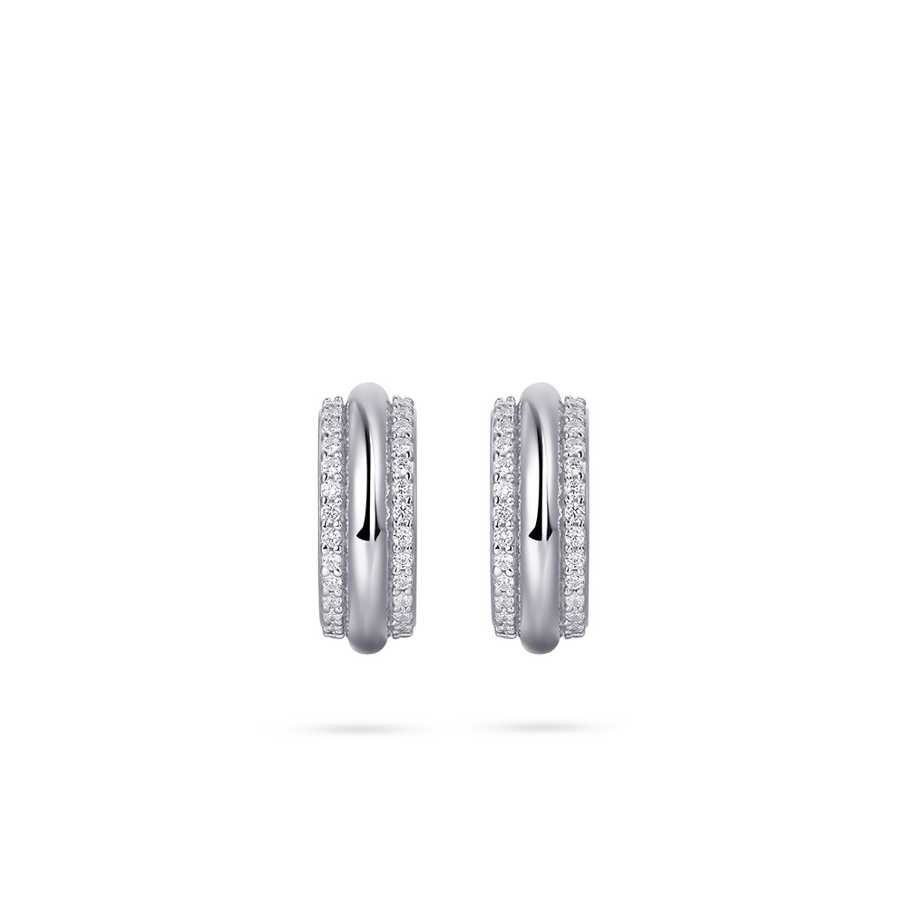 Bold bands Ear Studs