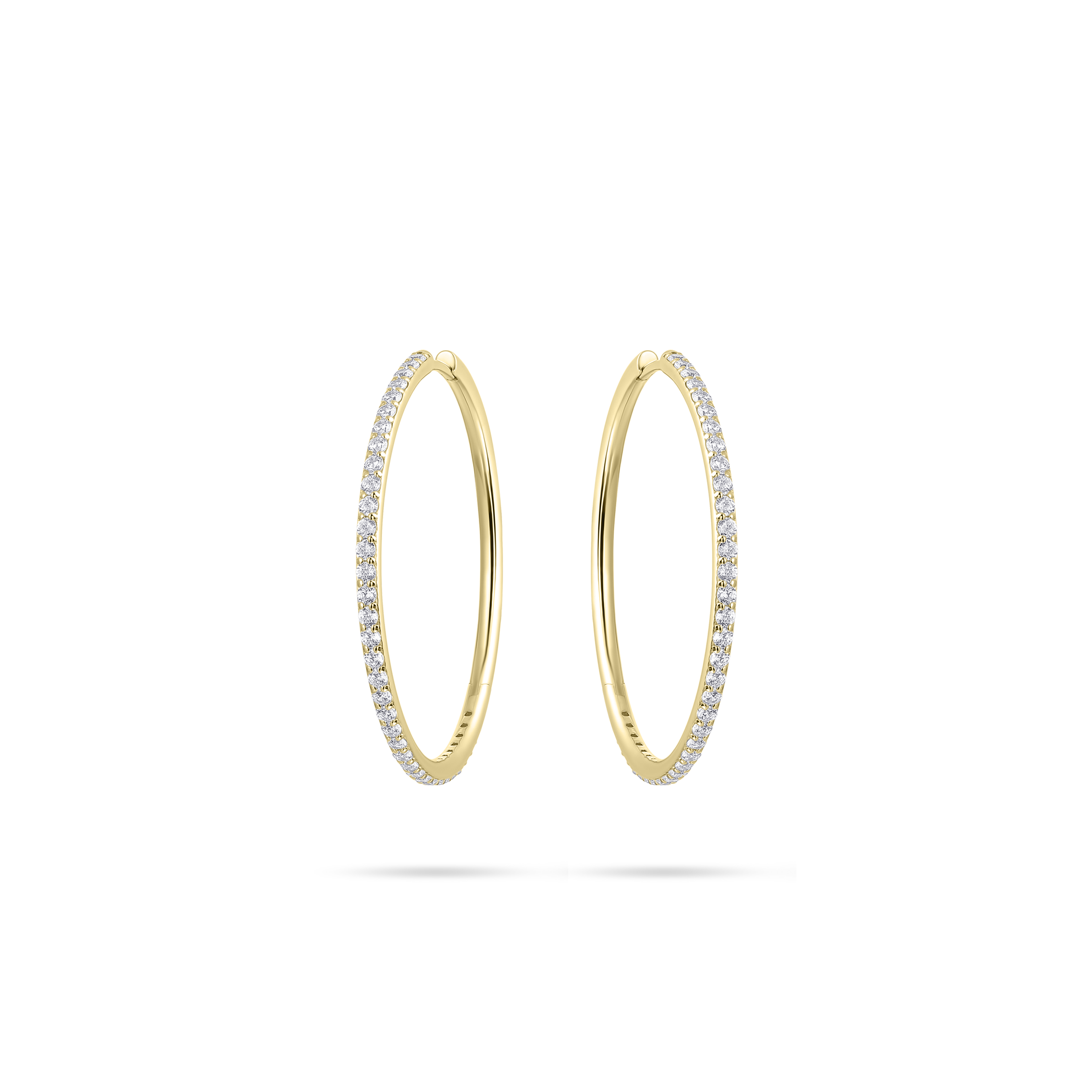 Oversized statement hoop oorbellen