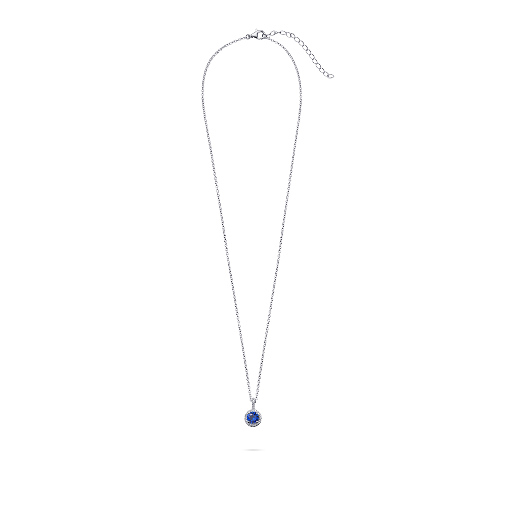 Halo Necklace | Sterling Silver | Gisser Jewels-2