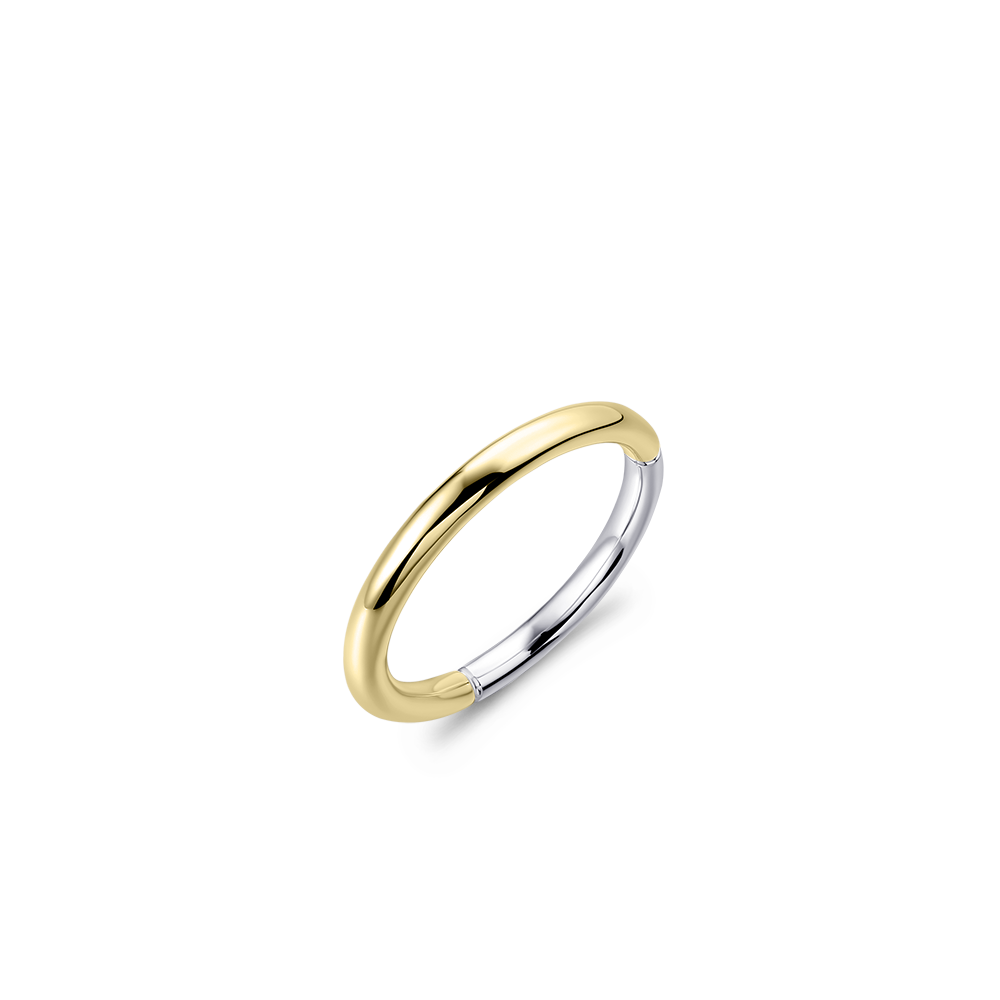 Shiny Stack Ring | Silver Gold Plated | Gisser Jewels-1