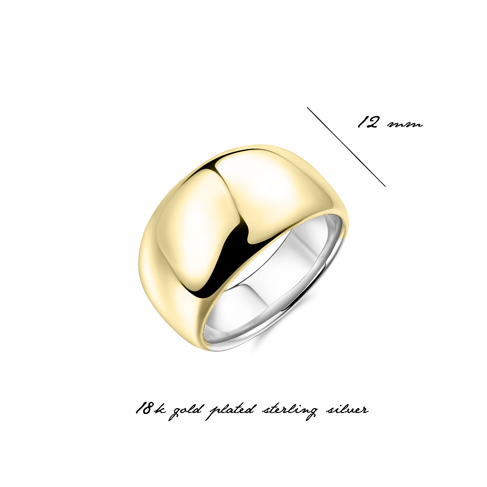 Take The Stage Ring | Silver Gold Plated | Gisser Jewels-10