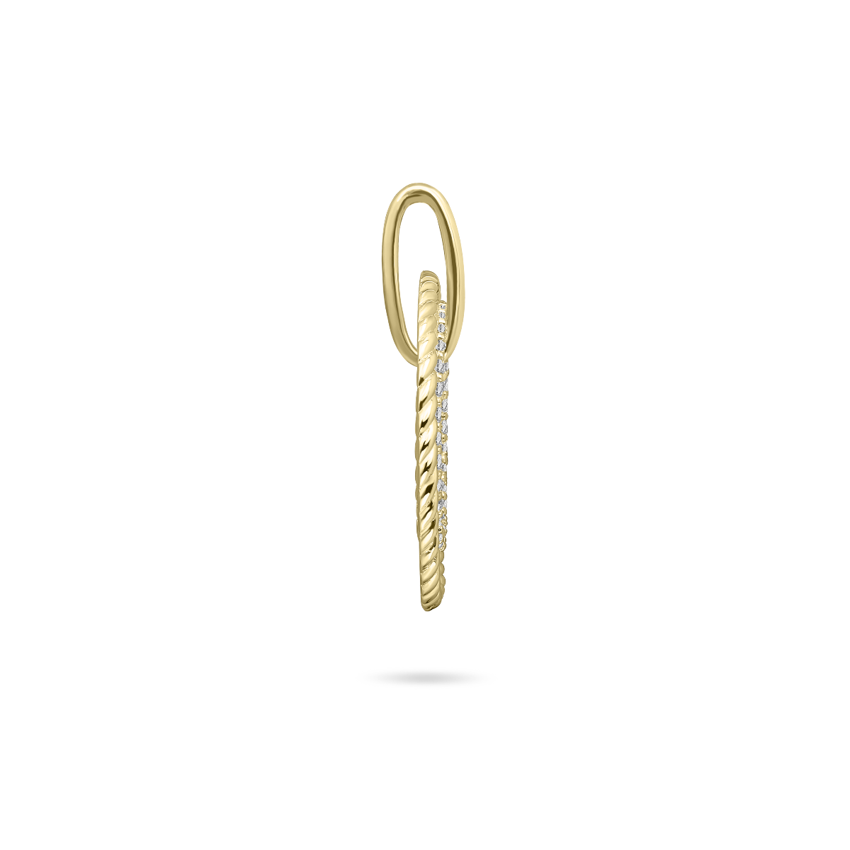 Triple Surface Pendant | 14k Gold | Gisser Jewels-5