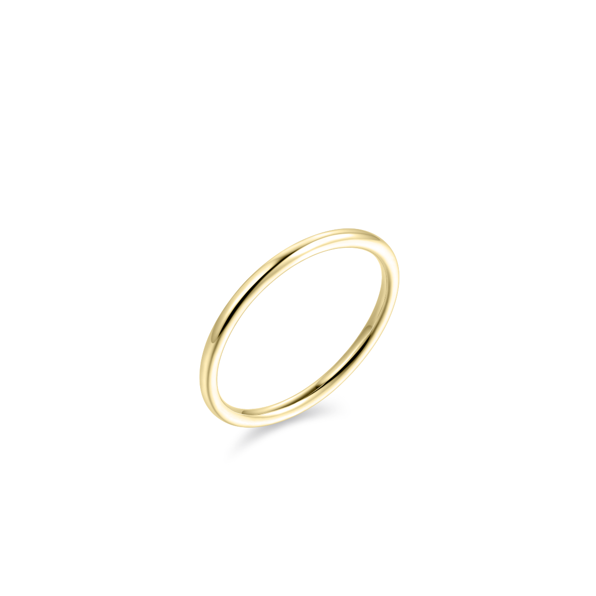 Gisser Jewels 14k Gold Plated Polished Stackable Ring
