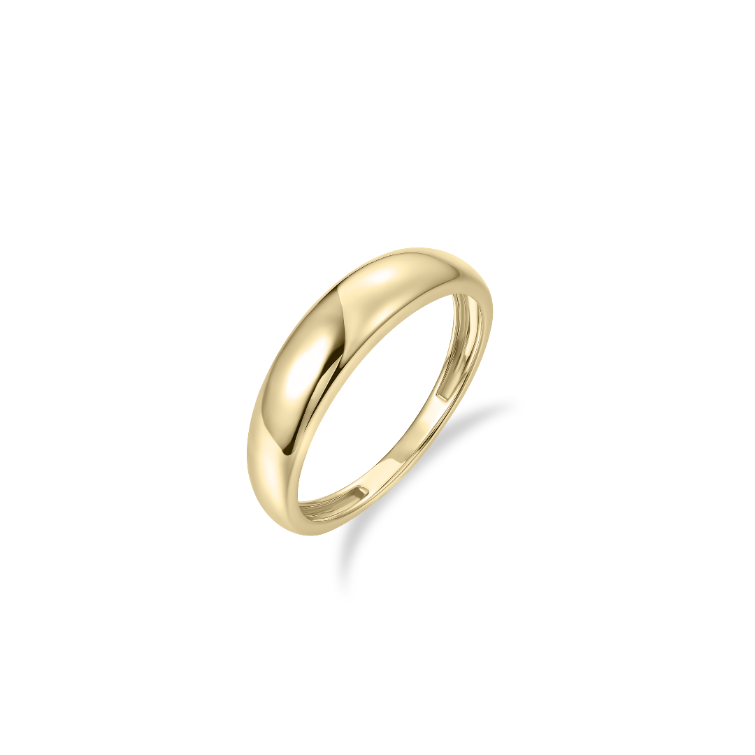 Dome Ring | 14k Yellow Gold | Gisser Jewels