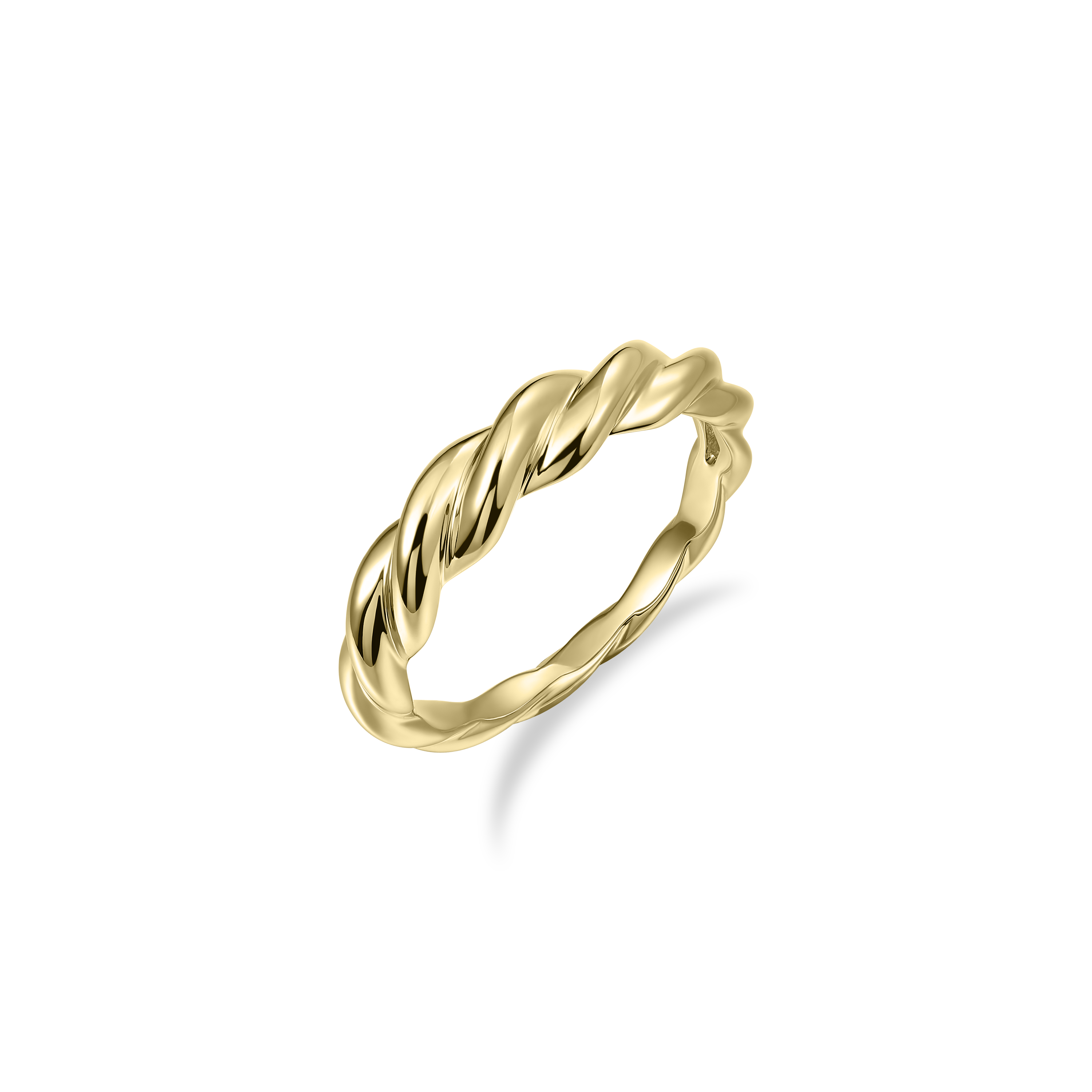 Rope Dome Ring | 14k Yellow Gold | Gisser Jewels